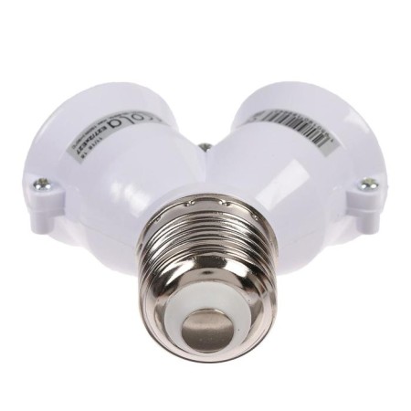 Ecla adapter, from the basement E27 to 2he27, white-2