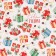 Paper packing glossy double -sided "New Year's gifts", 50 x 70 cm, New Year