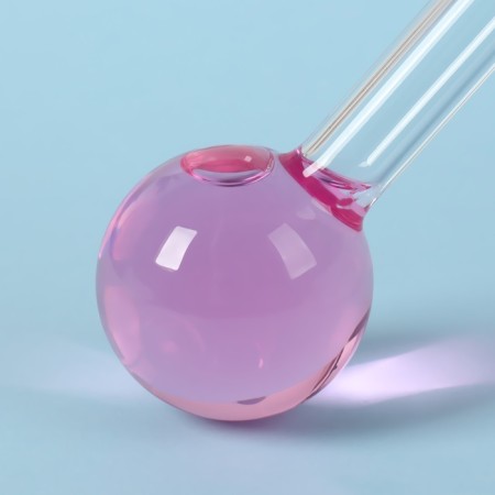 Cryosphere massage for the face, d = 4.5 cm, pink color-2