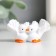 Souvenir Polystone "White Pigeons" mix 2.5x4.7x3 cm