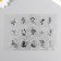 Stamp for creativity Silicon "Botanika" 16x11 cm
