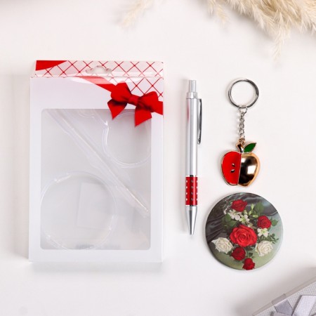 Gift set 2B1 (pen, mirror, keychain)-1