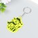 Browler plastic reflective "chanterelle in the New Year's cap and scarf" 5.5x4.5 cm