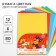 Tinted color, A4, 12 sheets, 6 colors, non -stated, bilateral, in a package, 80 g/m², puppy patrol