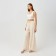 Women's pants minku beige color, size 42