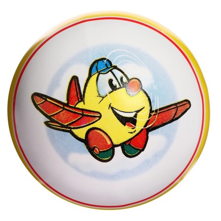 Ball with a pattern, diameter 12.5 cm, MIX color-3