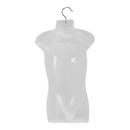 Children's mannequin, bust with hook, 30 × 5.5 × 50 cm, white color-3