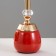 Layla table lamp E27 40W red-gold 25x25x41 cm Risalux