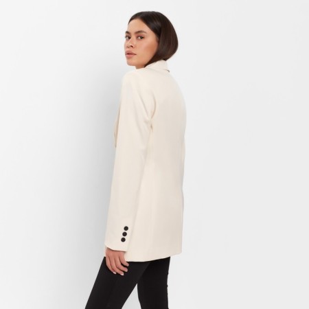 Women's jacket with pinches MIST R.48, Milk-1