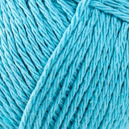 Yarn "Eco-Cotton" 80% cotton 20% polyester 220m/100g (765 Gol. Biryuza)-2