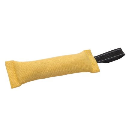 A toy-miter from a hose, 25 x 6 cm, yellow