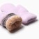 Women's mittens at the lawsuit Minaku smooth 22 cm lilac
