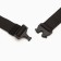 Tactical belt, 120 cm, width 3.7 cm, plastic buckle, black
