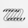 A set of hooks for railing deeds, d = 1.5 cm, 6 cm, 6 pcs, color chromium