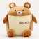 Soft toy "Bear" with a blanket, 35 cm
