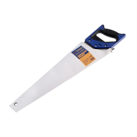 Hacksaw on wood tundra, 2k handle, 2D sharpening, heated tooth, 7-8 tpi, 500 mm-8