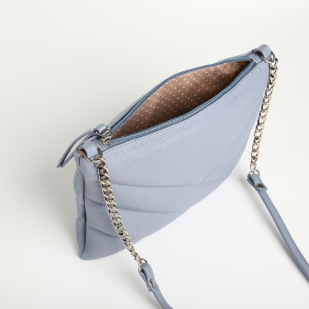 Women's bag with lightning, blue color-4