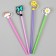 Tubes for cocktail "Summer", set 4 pcs, color mix