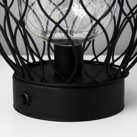 Nomber's nightlight LED from 3haa Black Black 17.5x17.5x19.5 cm Risalux-4