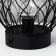 Nomber's nightlight LED from 3haa Black Black 17.5x17.5x19.5 cm Risalux
