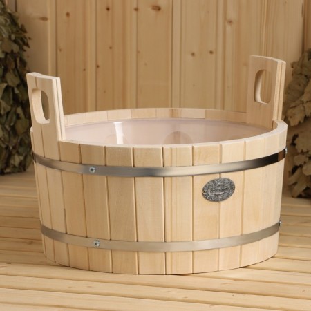 Gang of linden, 15 liters, round, plastic insert, "Dobroparov"-7