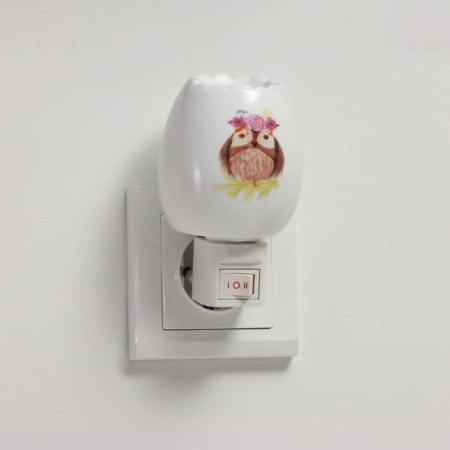 Lamp "Aunt Owl" 1x7W E11 White 6x7x11cm-4