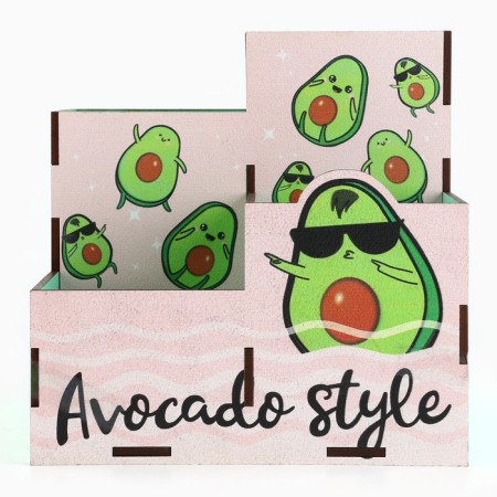 Organizer for the Office "Avocado"-3