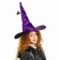 The carnival hat is “purple”, draped, with a bat, p. 56 - 58