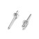 Rolls of the tundra krep, exhaust, aluminum-old, 3.2x8 mm, unpainted, 1000 pcs