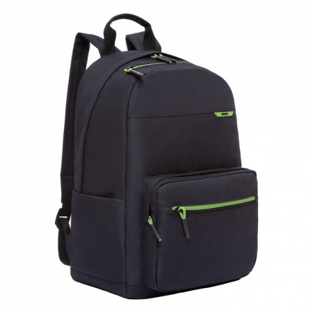 Youth backpack 41 x 28 x 18 cm, Grizzly, black/green