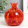 VAZA "Pomegranate" 10 cm, red
