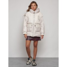 Winter jacket, size 48, beige color