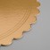The substrate is reinforced, a wave, 30 cm, gold-black, 3.2 mm