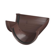Groove angle 90 ° PVC D125 Brown