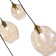Suspended chandelier ST LUCE. SL1188.303.09. Idesia. 9x40 W, E14/E27, 87x87 cm, brass color