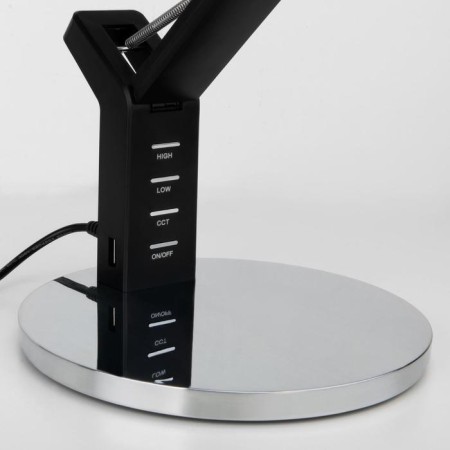 Slink table lamp, 8W LED, 480LM, 3300-6500K, black color, silver-1