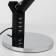 Slink table lamp, 8W LED, 480LM, 3300-6500K, black color, silver