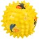 Developing tactile ball "Hedgehog", diameter 9 cm, with a squeak, in a bag, crumb I