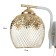 Sconces 662428/1 E14 40W white-gold 26x16x20 cm