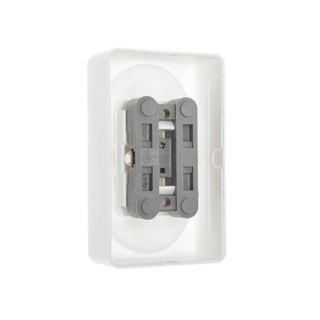 Rosette "Elect" Ra 16-008, 16 A, 250 V, double, open, white-1