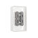 Rosette "Elect" Ra 16-008, 16 A, 250 V, double, open, white