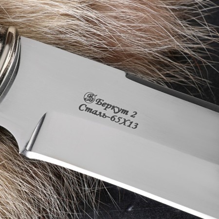 Caucasian knife "Golden Eagle 2" Steel - 65x13, Garda-3
