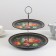Fruitor Glass Buel -tier round share "Folk motifs", D = 25/20 cm, black color