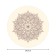 The tablecloth "Flower pattern", round, Saten, d = 150 cm