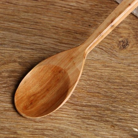 Spoon for a pan, juniper, 26 cm,-1
