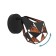 Bra Carlton 7, 1x40W, E27, steel, black, copper