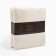 Plain blanket, size 140x200 cm, cream color