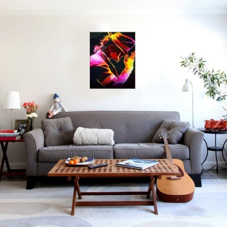 Picture on the numbers "Michael Jackson. Lunar gait ", 40 × 50 cm, 15 colors-2