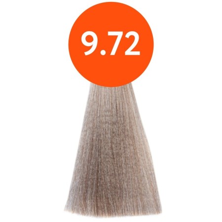Cream-color hair Permanent Ollin Professional N-Joy, tone 9/72, brown-violet blond, 100 ml-1