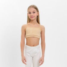 TOP for Minaku girl beige color, height 128 cm